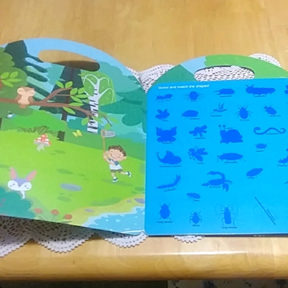 My first sticker book, insects!